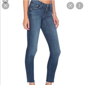 Mother Denim the Looker Ankle Fray Jeans